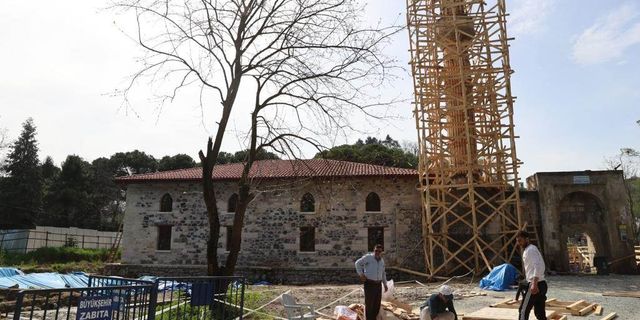 600 yıllık camide restorasyon