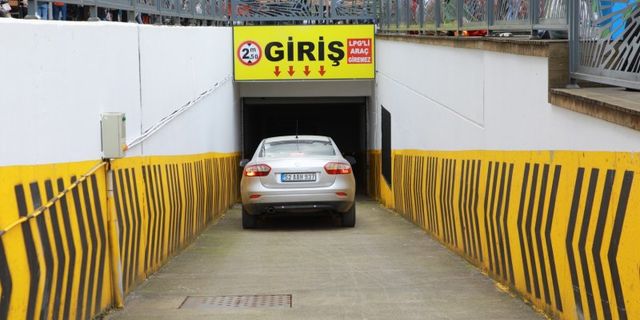 Kapalı otopark hizmete girdi