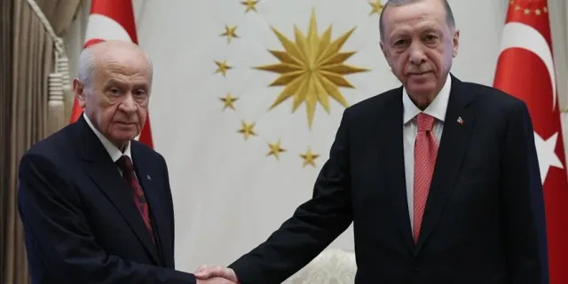 Cumhurbaşkanı Erdoğan,  Bahçeli ile görüştü