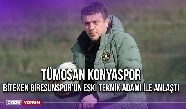 Tümosan Konyaspor, Bitexen Giresunspor'un Eski Teknik Adamı İle Anlaştı