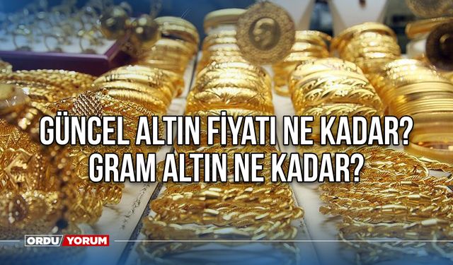 Güncel altın fiyatı ne kadar? 17 Kasım 2023 altın fiyatı - Gram altın ne kadar?