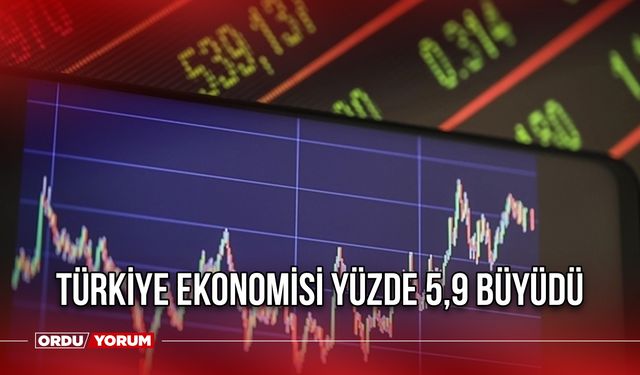 Türkiye Ekonomisi Yüzde 5,9 Büyüdü