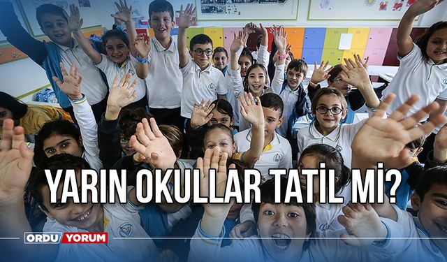 Yarın okullar tatil mi 30 kasım - Ankara'da okullar tatil mi?