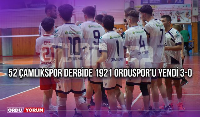 52 Çamlıkspor Derbide 1921 Orduspor'u Yendi 3-0