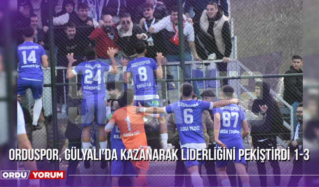 Orduspor, Gülyalı’da Kazanarak Liderliğini Pekiştirdi 1-3