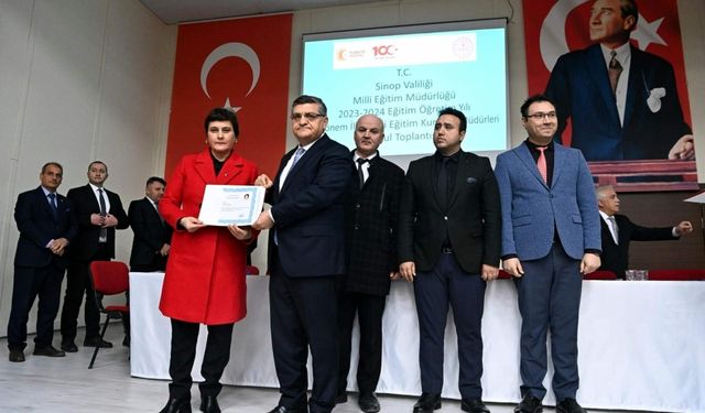 Sinop'ta eğitim kurumu müdürler toplantısı yapıldı