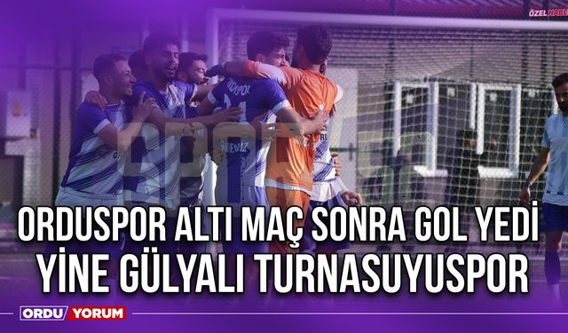 Orduspor Altı Maç Sonra Gol Yedi, Yine Gülyalı Turnasuyuspor