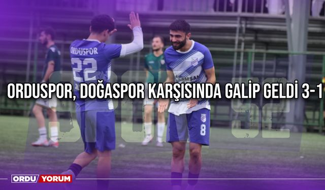 Orduspor, Doğaspor Karşısında Galip Geldi 3-1