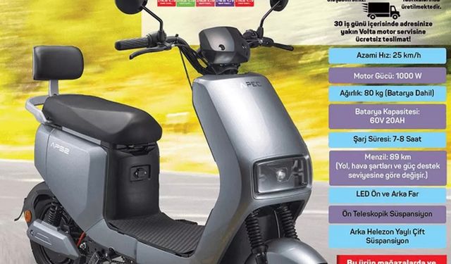 A101'e en çok merak edilen elektrikli moped geliyor! A101 11 Nisan 2024 aktüel katalog
