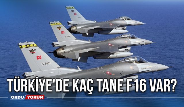 Türkiye'de Kaç Tane F16 Var? Türkiye, ABD'den Ne Zaman F16 Alacak?