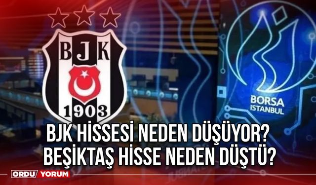 BJK hissesi neden düşüyor? Beşiktaş hisse neden düştü?