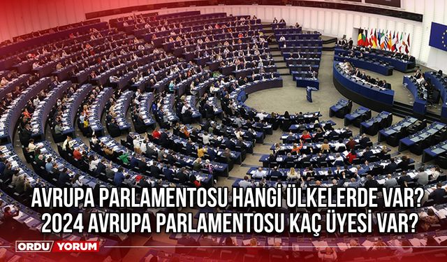 Avrupa Parlamentosu hangi ülkelerde var? 2024 Avrupa Parlamentosu kaç üyesi var?