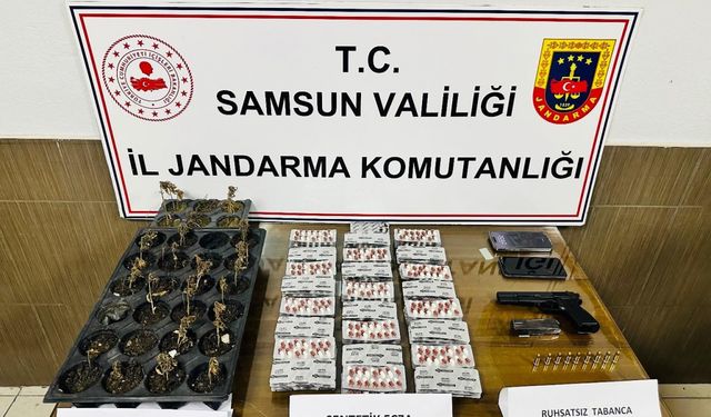 Samsun'da uyuşturucu operasyonlarında 3 şüpheli yakalandı