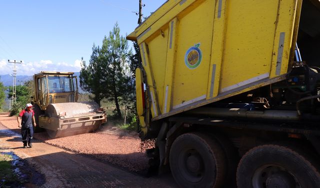 Çatalpınar’da asfalt yol çalışması tamamlandı