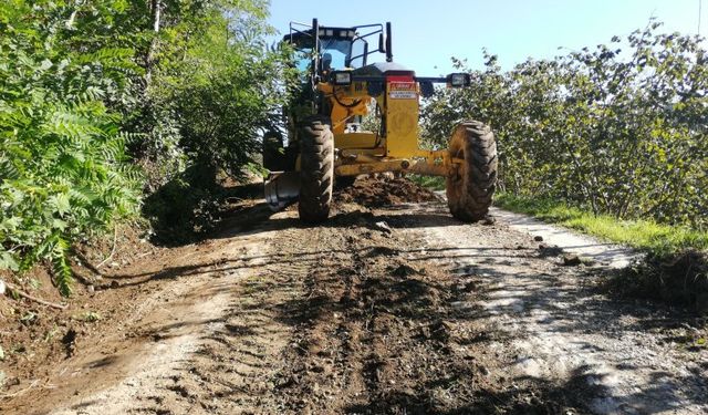 Fatsa’da Yol Çalışmaları Devam Ediyor