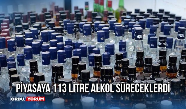 Piyasaya 113 litre alkol süreceklerdi