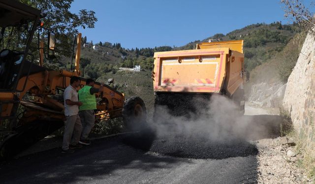 Ulubey Güvenyurt’un Yolu Yapıldı