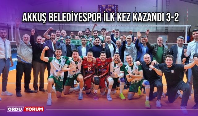 Akkuş Belediyespor İlk Kez Kazandı 3-2