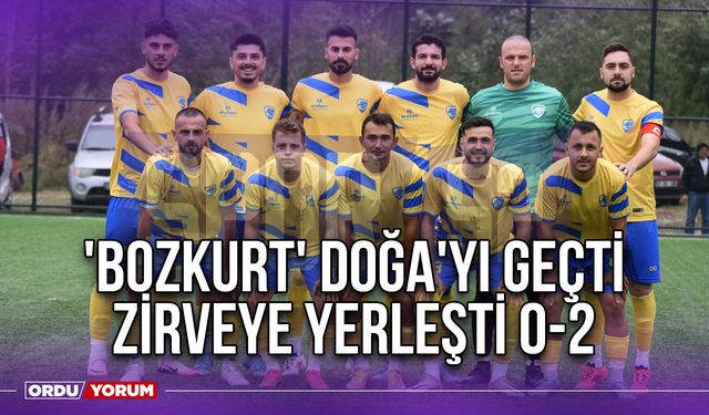 'Bozkurt' Doğa'yı Geçti Zirveye Yerleşti 0-2