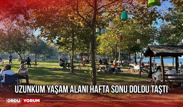 Uzunkum Yaşam Alanı Hafta Sonu Doldu Taştı