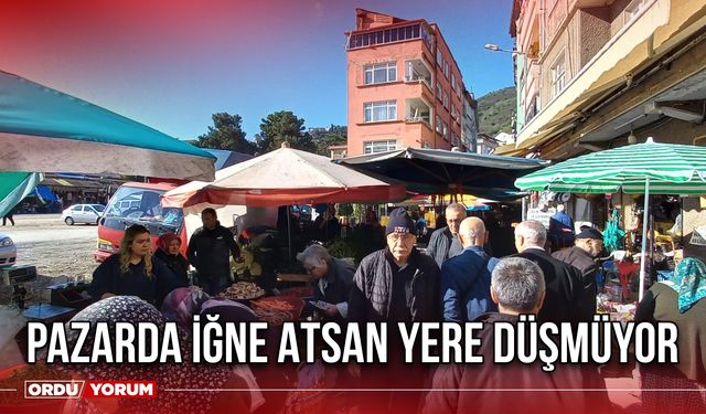 Pazarda İğne Atsan Yere Düşmüyor