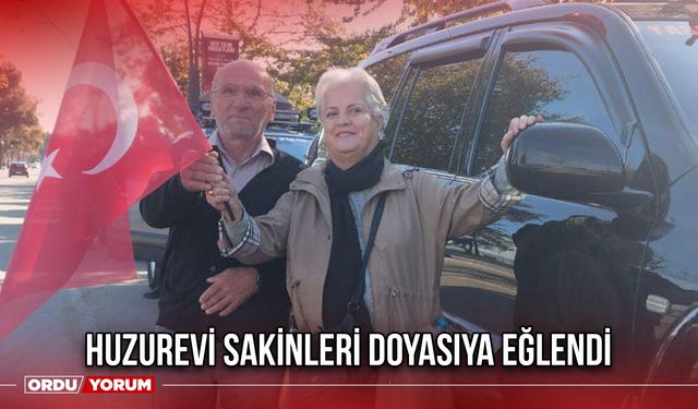 Huzurevi Sakinleri Doyasıya Eğlendi