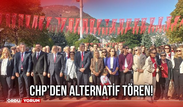 CHP’den Alternatif Tören!