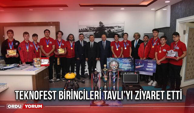 TEKNOFEST Birincileri Tavlı’yı Ziyaret Etti