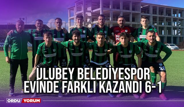 Ulubey Belediyespor Evinde Farklı Kazandı 6-1