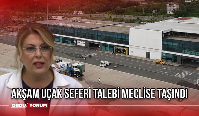 Akşam Uçak Seferi Talebi Meclise Taşındı