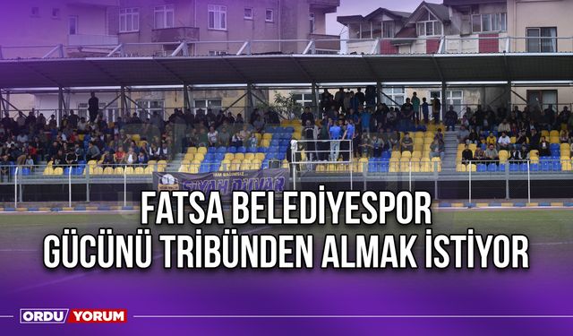 Fatsa Belediyespor Gücünü Tribünden Almak İstiyor