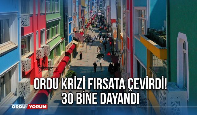 Ordu krizi fırsata çevirdi! 30 bine dayandı