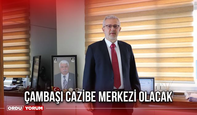 Çambaşı Cazibe Merkezi Olacak