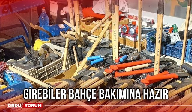 Girebiler Bahçe Bakımına Hazır