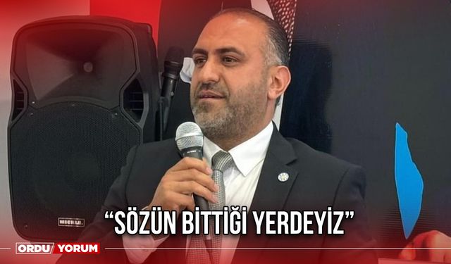 “Sözün Bittiği Yerdeyiz”