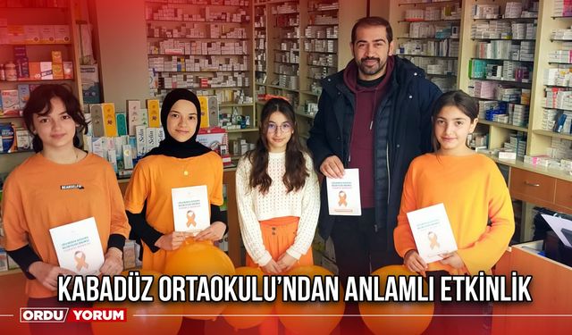 Kabadüz Ortaokulu’ndan Anlamlı Etkinlik