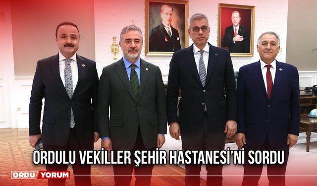 Ordulu Vekiller Şehir Hastanesi’ni Sordu