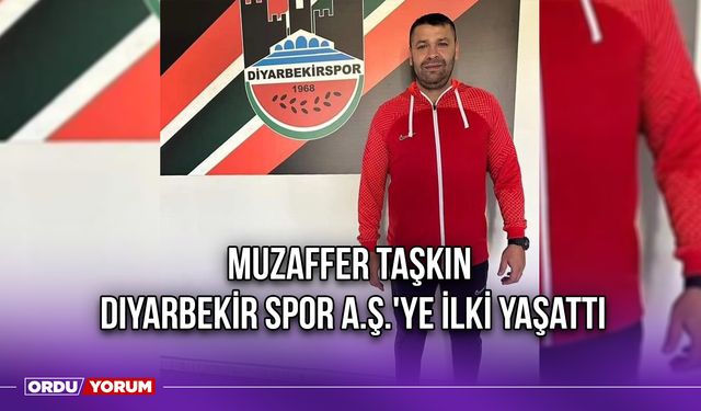 Muzaffer Taşkın, Diyarbekir Spor A.Ş.'ye İlki Yaşattı