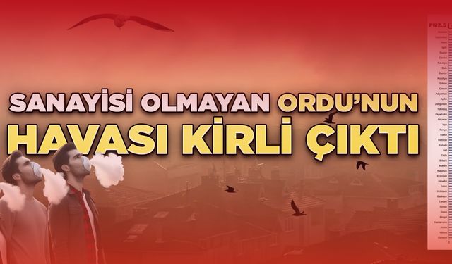 Sanayisi Olmayan Ordu’nun Havası Kirli Çıktı