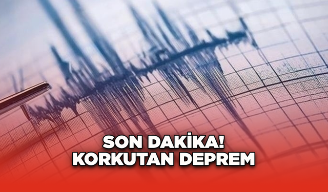 SON DAKİKA: Van'da korkutan 5.2 büyüklüğünde deprem!