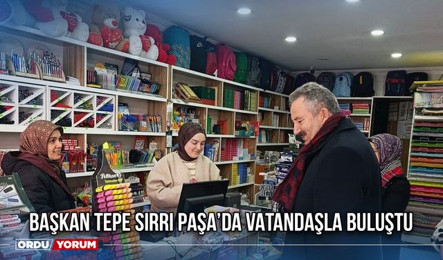 Başkan Gündoğar esnaf ve vatandaşlarla bir araya geldi