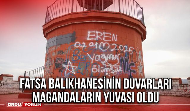 Fatsa Balıkhanesinin duvarları magandaların yuvası oldu