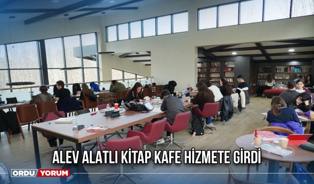 Alev Alatlı Kitap Kafe Hizmete Girdi