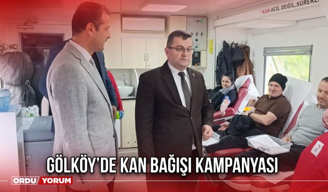 Gölköy’de Kan Bağışı Kampanyası