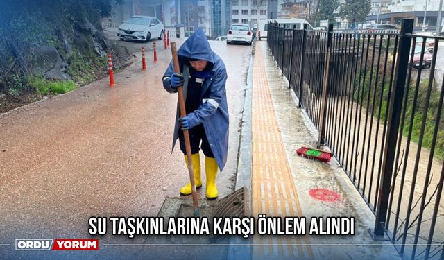 Su Taşkınlarına Karşı Önlem Alındı