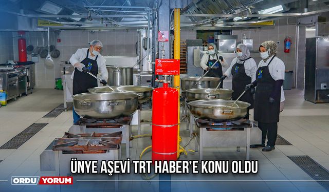 Ünye Aşevi TRT Haber’e Konu Oldu