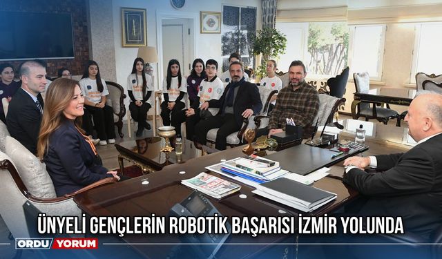 Ünyeli Gençlerin Robotik Başarısı İzmir Yolunda