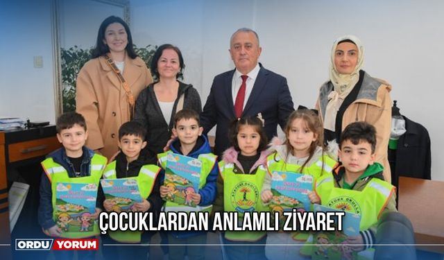 Çocuklardan Anlamlı Ziyaret