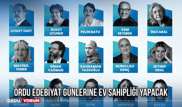 Ordu edebiyat günlerine ev sahipliği yapacak
