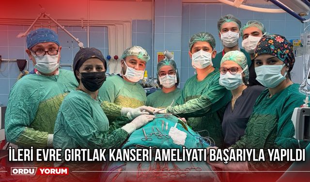 İleri Evre Gırtlak Kanseri Ameliyatı Başarıyla Yapıldı